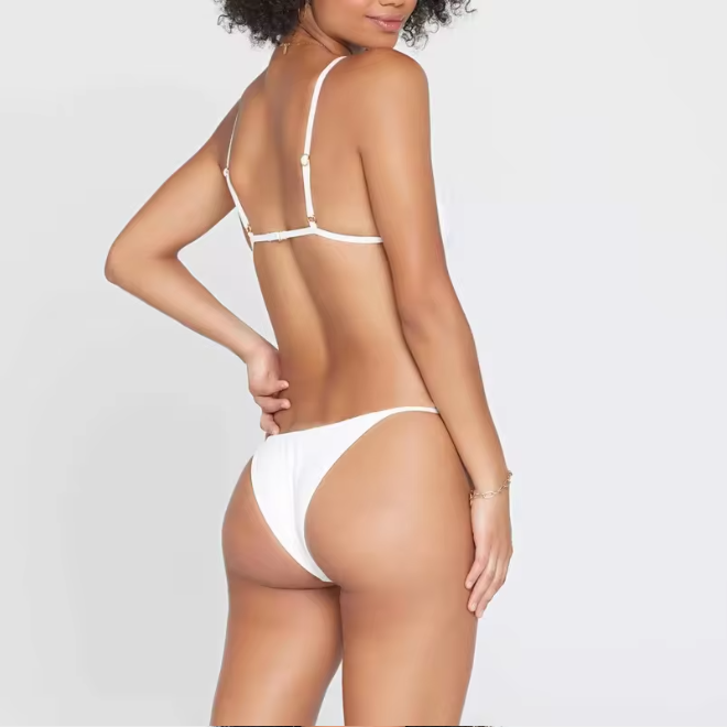 Plus Size Sexy Bikini Swimsuit with Quick Dry Removable Padded Feature