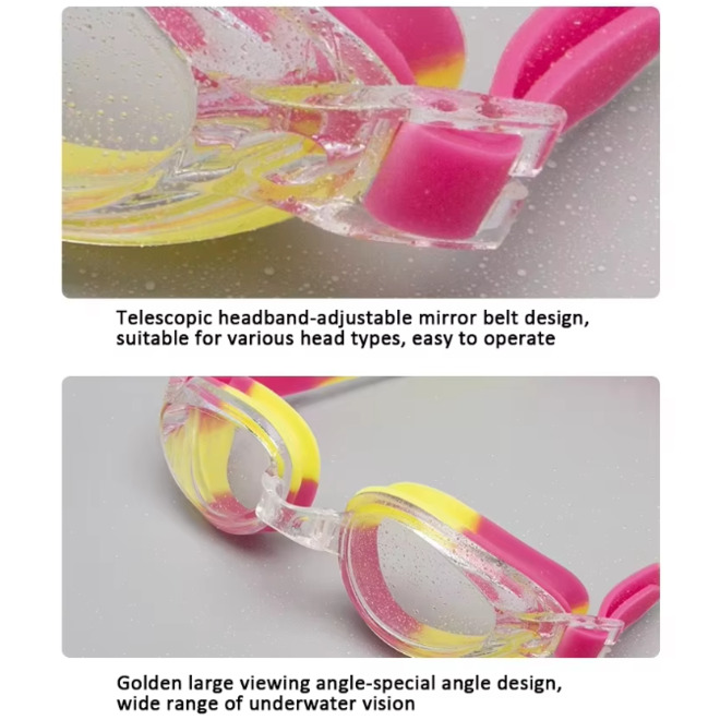 Double Layer Silicone Adult Waterproof Swimming Goggles