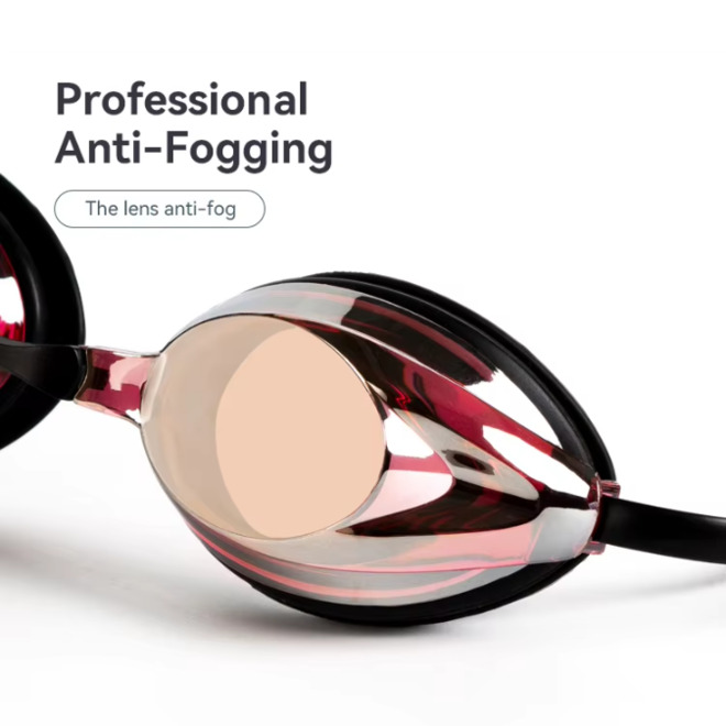 Anti Fog Competition Silicone Swimming Goggles