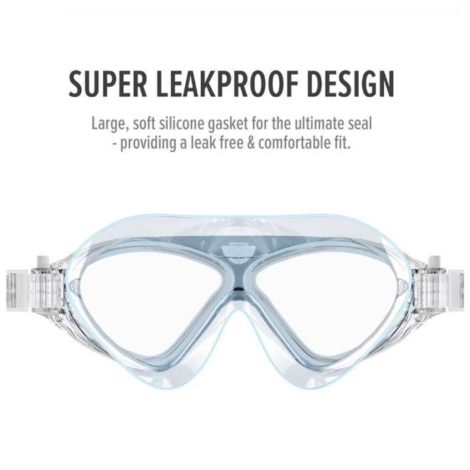 Adult Waterproof Anti Fog Women Swimming Goggles