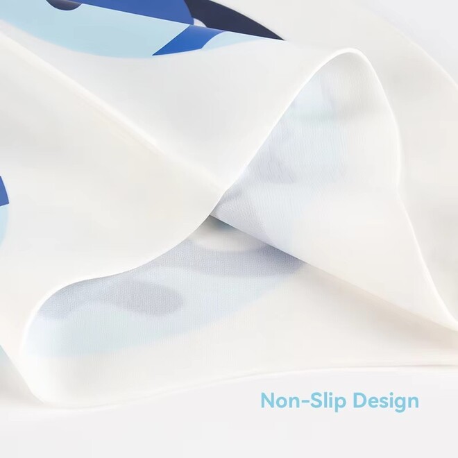 Environmental Silicone Color Fading Resistant Swimming Caps For Women