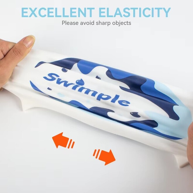 Environmental Silicone Color Fading Resistant Swimming Caps For Women