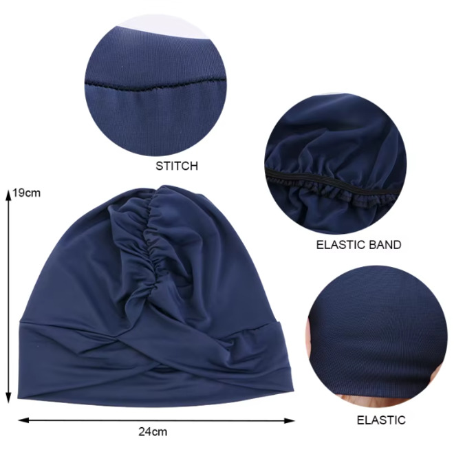 Headwrap Twist Soft Swimming Cap