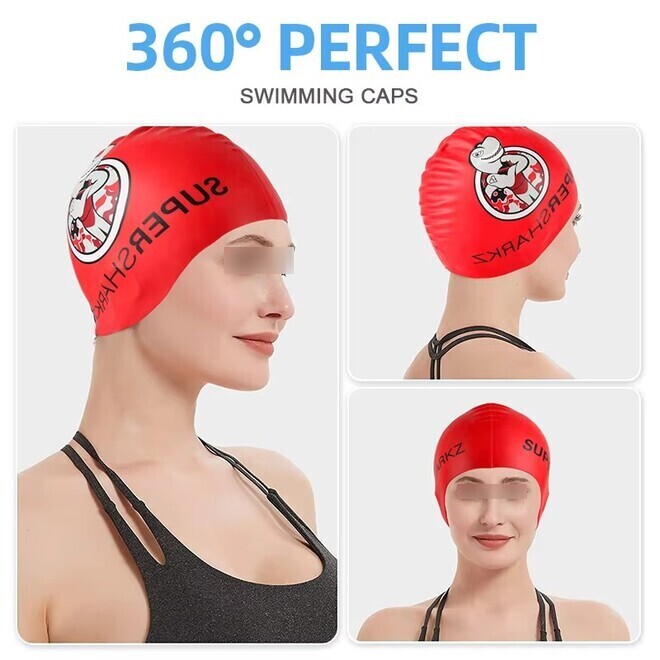 Environmental Silicone Swimming Caps For Women