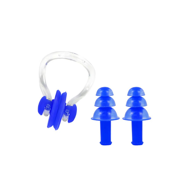 Silicone Nose Clips Waterproof Swimming Nose Plugs Earplugs