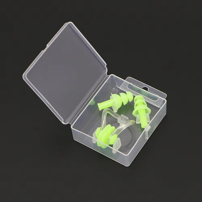 Silicone Nose Clips Waterproof Swimming Nose Plugs Earplugs