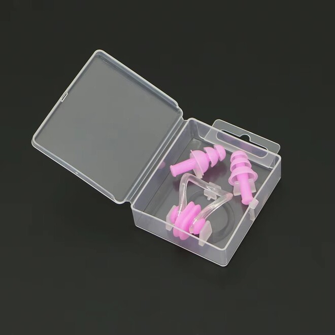 Silicone Nose Clips Waterproof Swimming Nose Plugs Earplugs