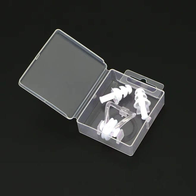 Silicone Nose Clips Waterproof Swimming Nose Plugs Earplugs