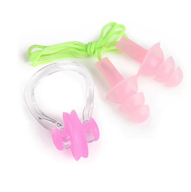 Wholesale 6 Pcs of Soft Silicone Nose Clips And Earplugs for Swimming