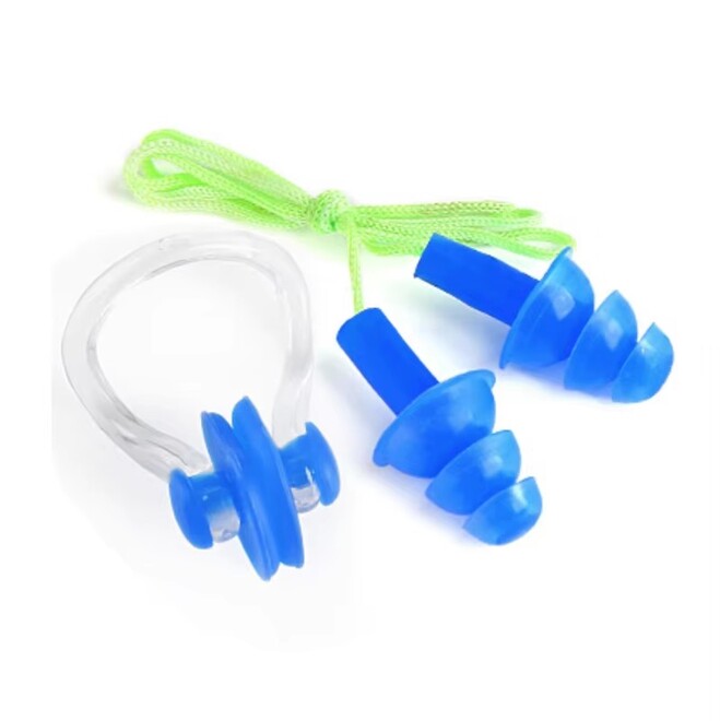 Wholesale 6 Pcs of Soft Silicone Nose Clips And Earplugs for Swimming
