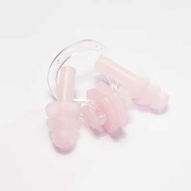 Soft Anti Noise Reusable Swimming Nose Clip Earplug