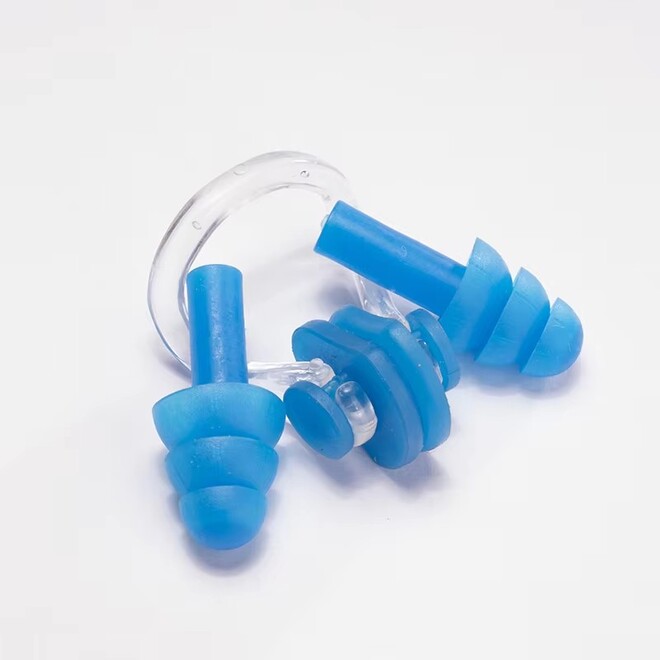 Soft Anti Noise Reusable Swimming Nose Clip Earplug