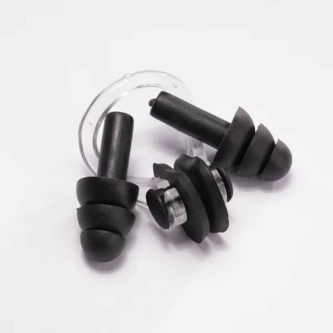 Soft Anti Noise Reusable Swimming Nose Clip Earplug