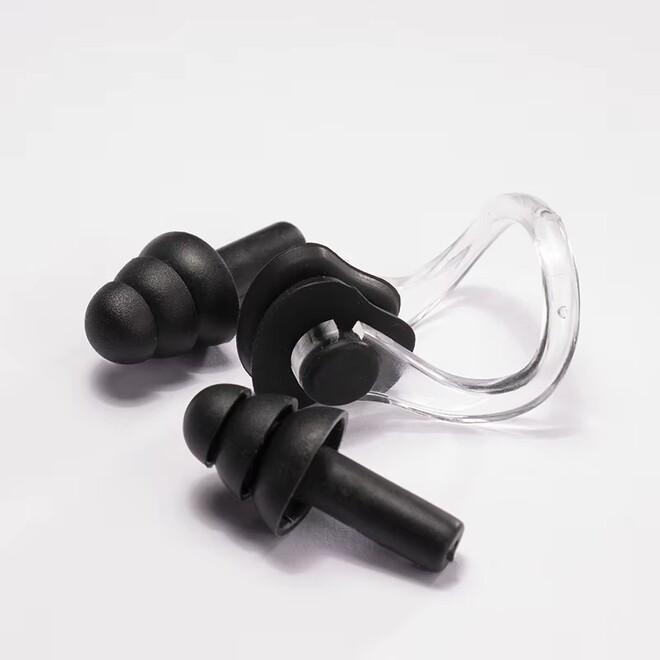Soft Anti Noise Reusable Swimming Nose Clip Earplug