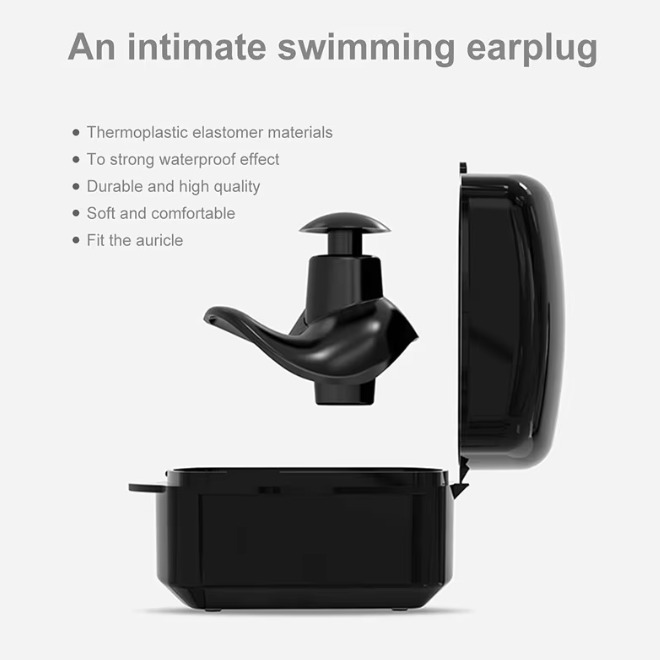 Upgraded Design Silicone Swimming Waterproof Reusable Ear Plugs