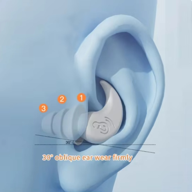 Anti Noise Silicone Waterproof Swimming Ear Plugs