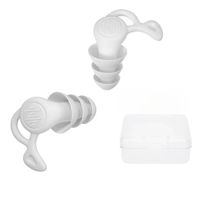3 Layer Anti Noise Silicone Reusable Earplugs